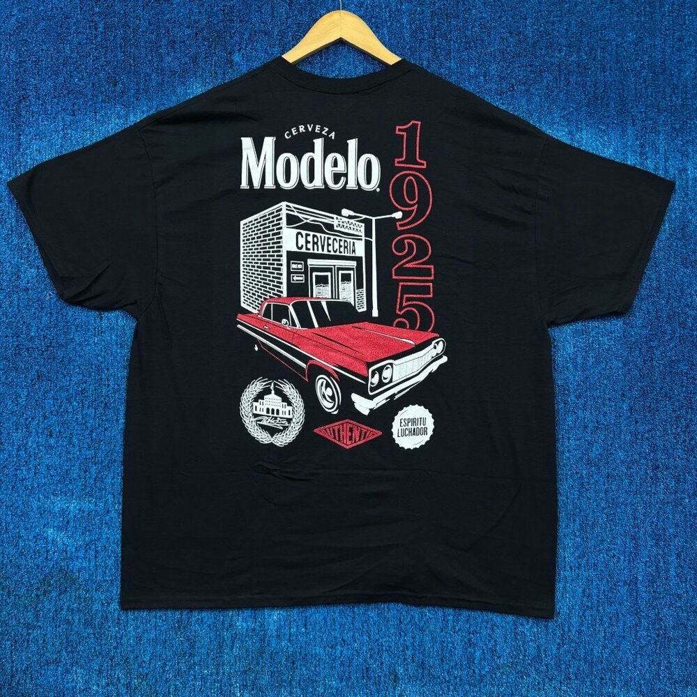 Cerveza Modelo 1925 Low Rider Fighting Spirit Beer Tee XXL